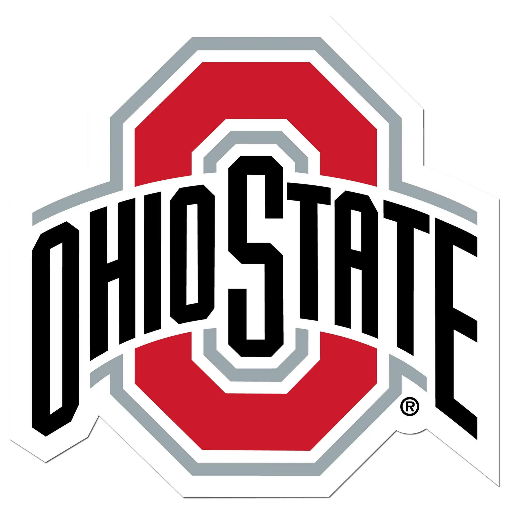 Ohio St. Buckeyes 8 inch Auto Decal - Ohio State Buckeyes - Flyclothing LLC