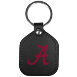 Alabama Crimson Tide Leather Square Key Chains