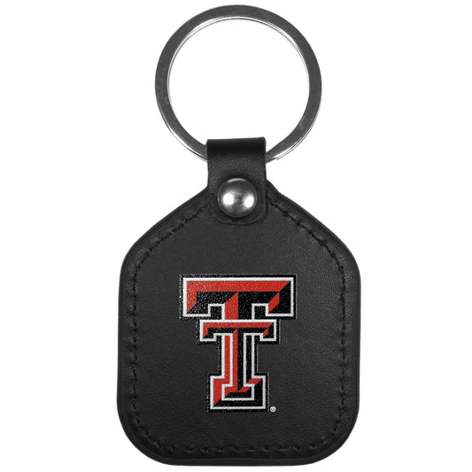 Texas Tech Raiders Leather Square Key Chains