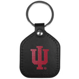 Indiana Hoosiers Leather Square Key Chains - Siskiyou Buckle