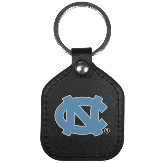 N. Carolina Tar Heels Leather Square Key Chains - N. Carolina Tar Heels - Flyclothing LLC