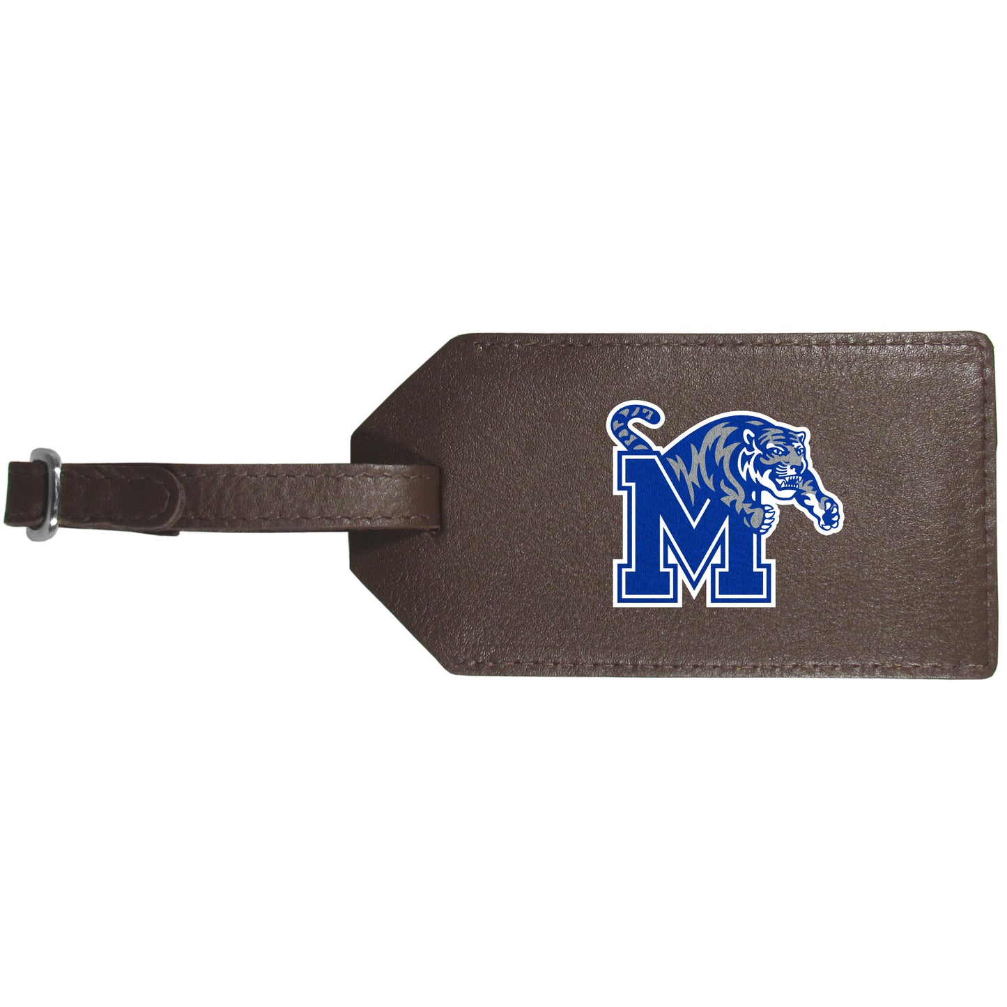 Memphis Tigers Leather Luggage Strap