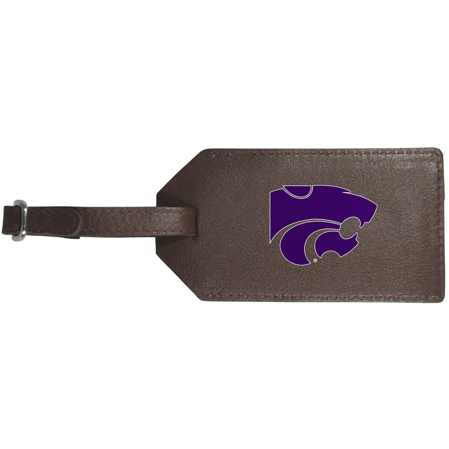 Kansas St. Wildcats Leather Luggage Strap
