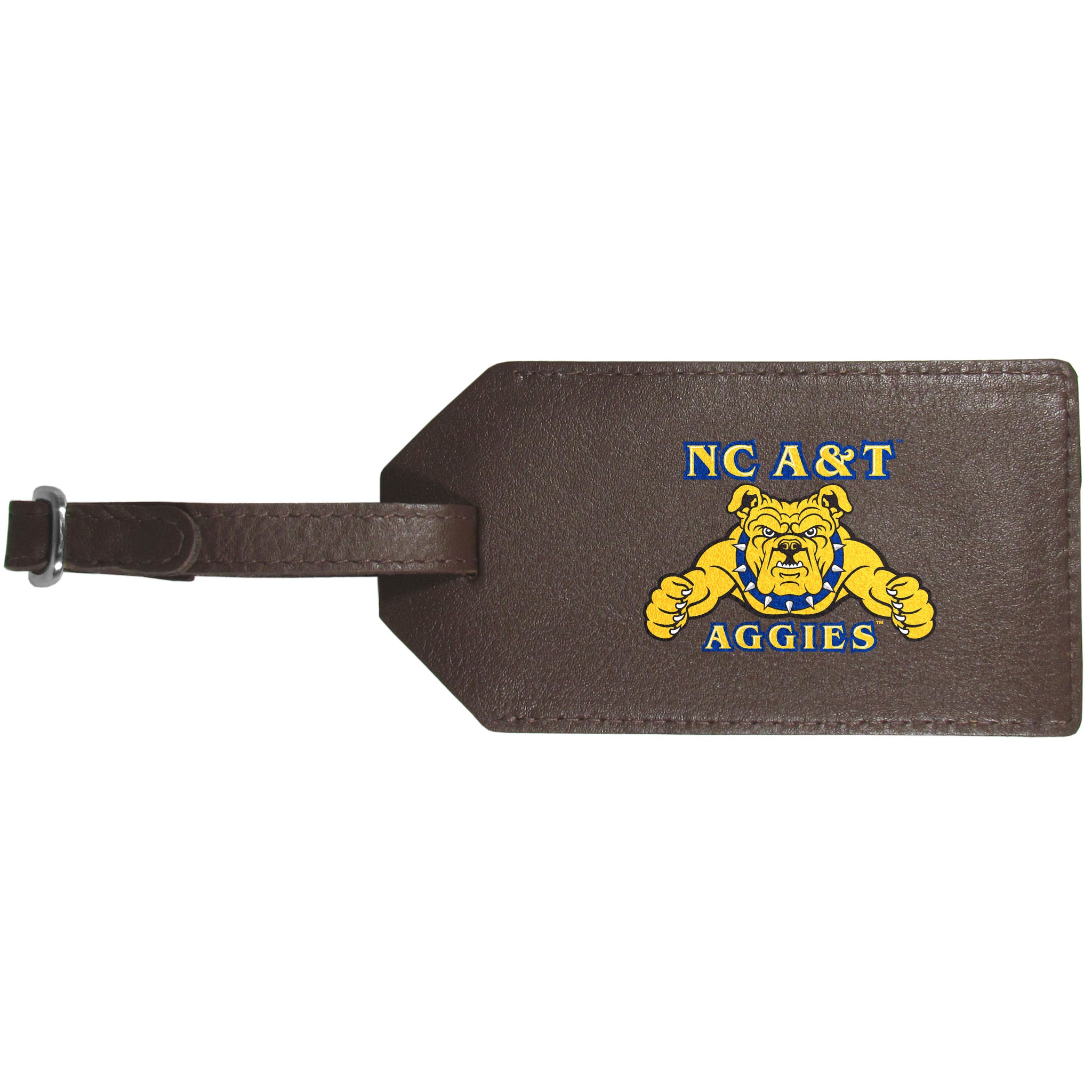 N. Carolina A&T Aggies Leather Luggage Strap