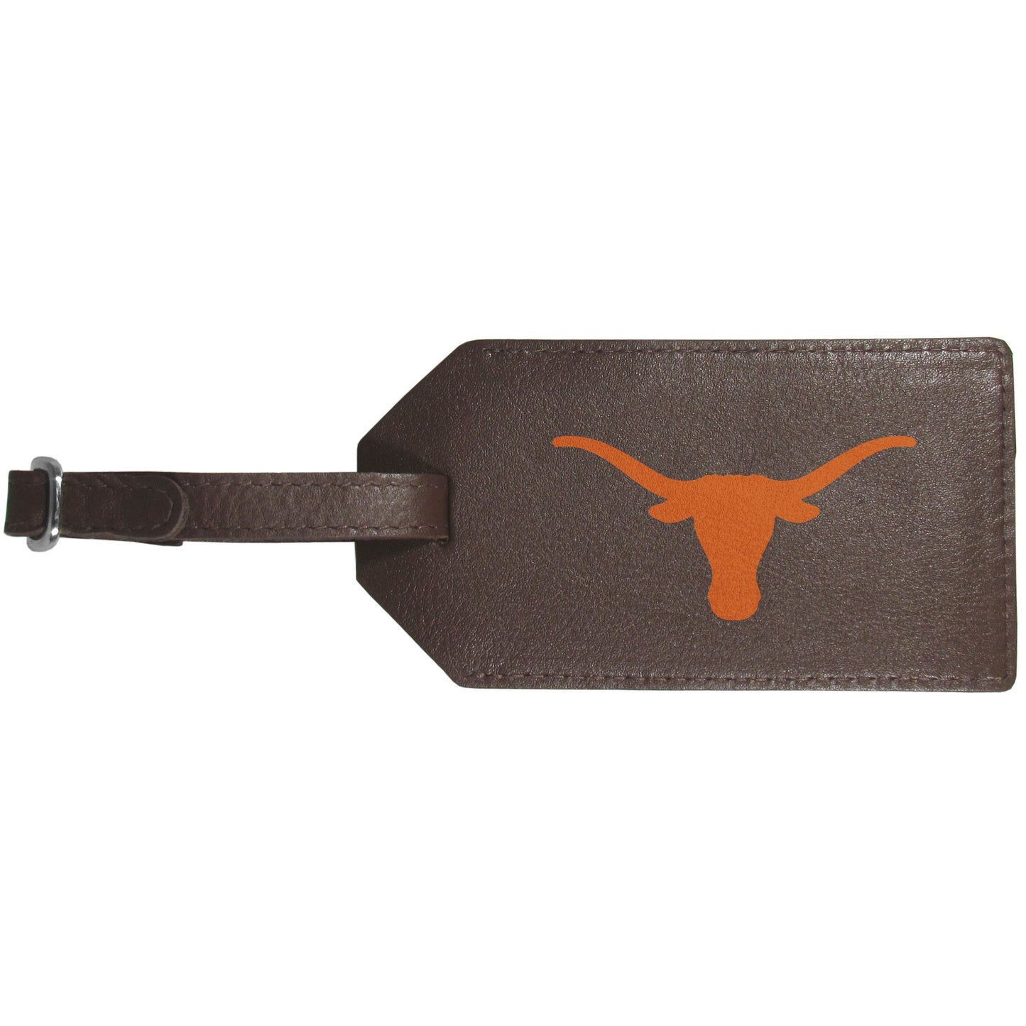 Texas Longhorns Leather Luggage Strap