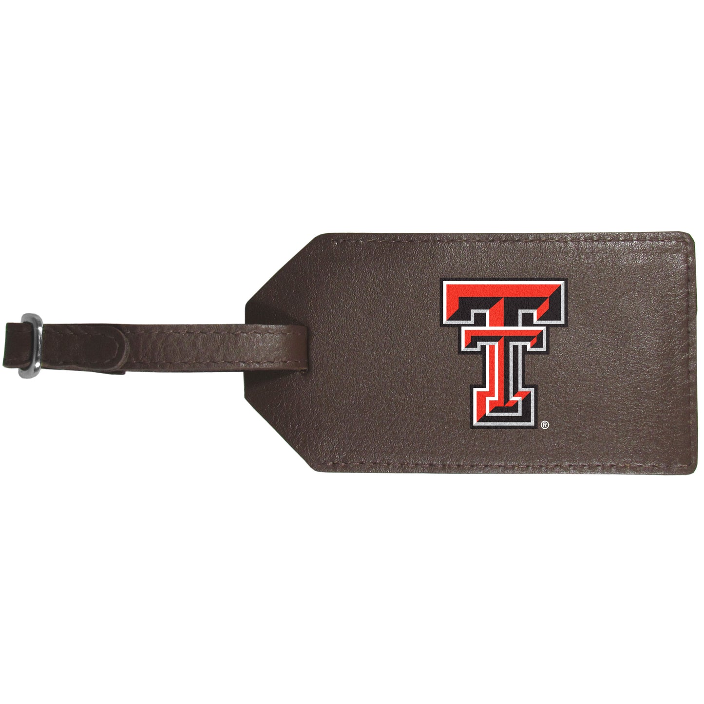Texas Tech Raiders Leather Luggage Strap