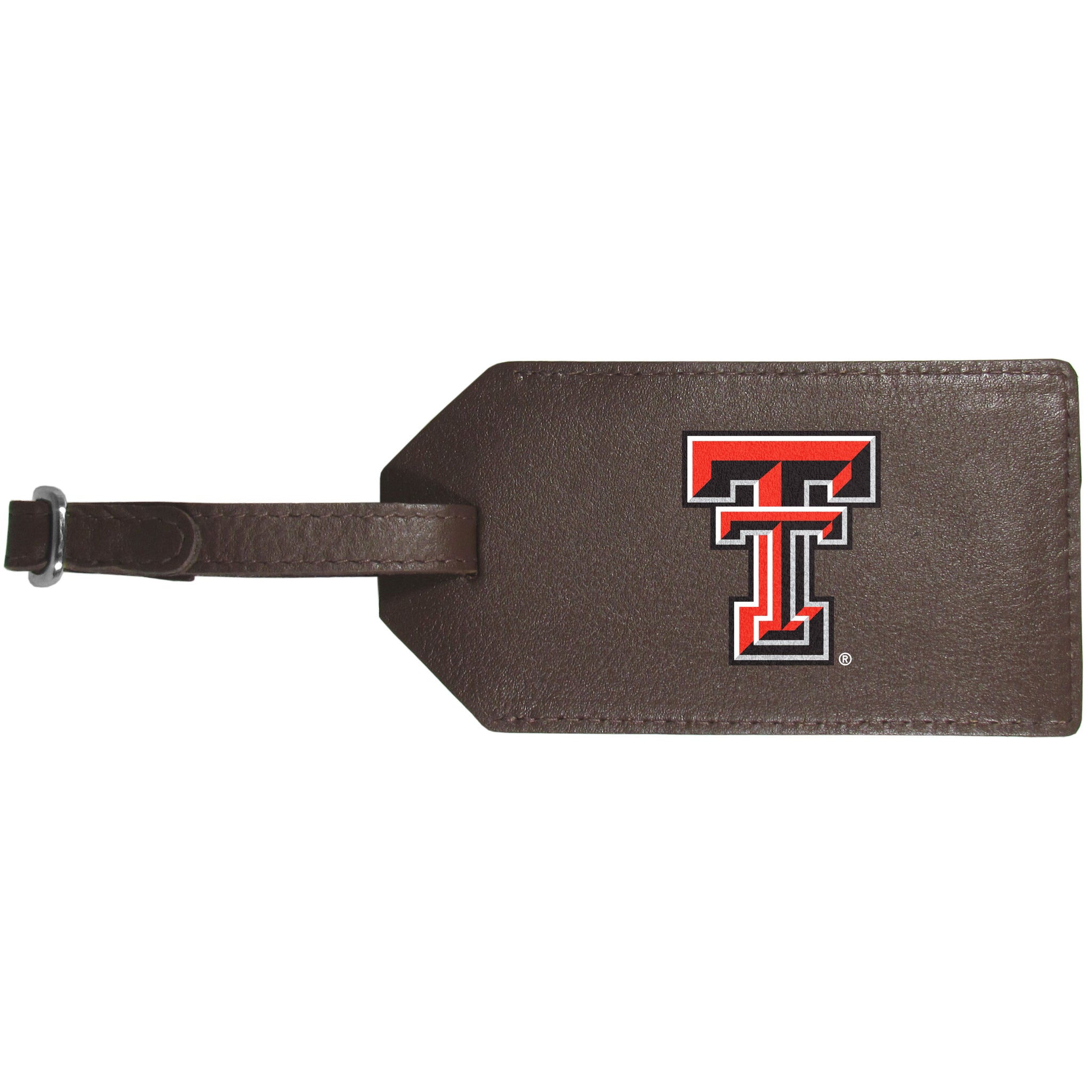 Texas Tech Raiders Leather Luggage Strap