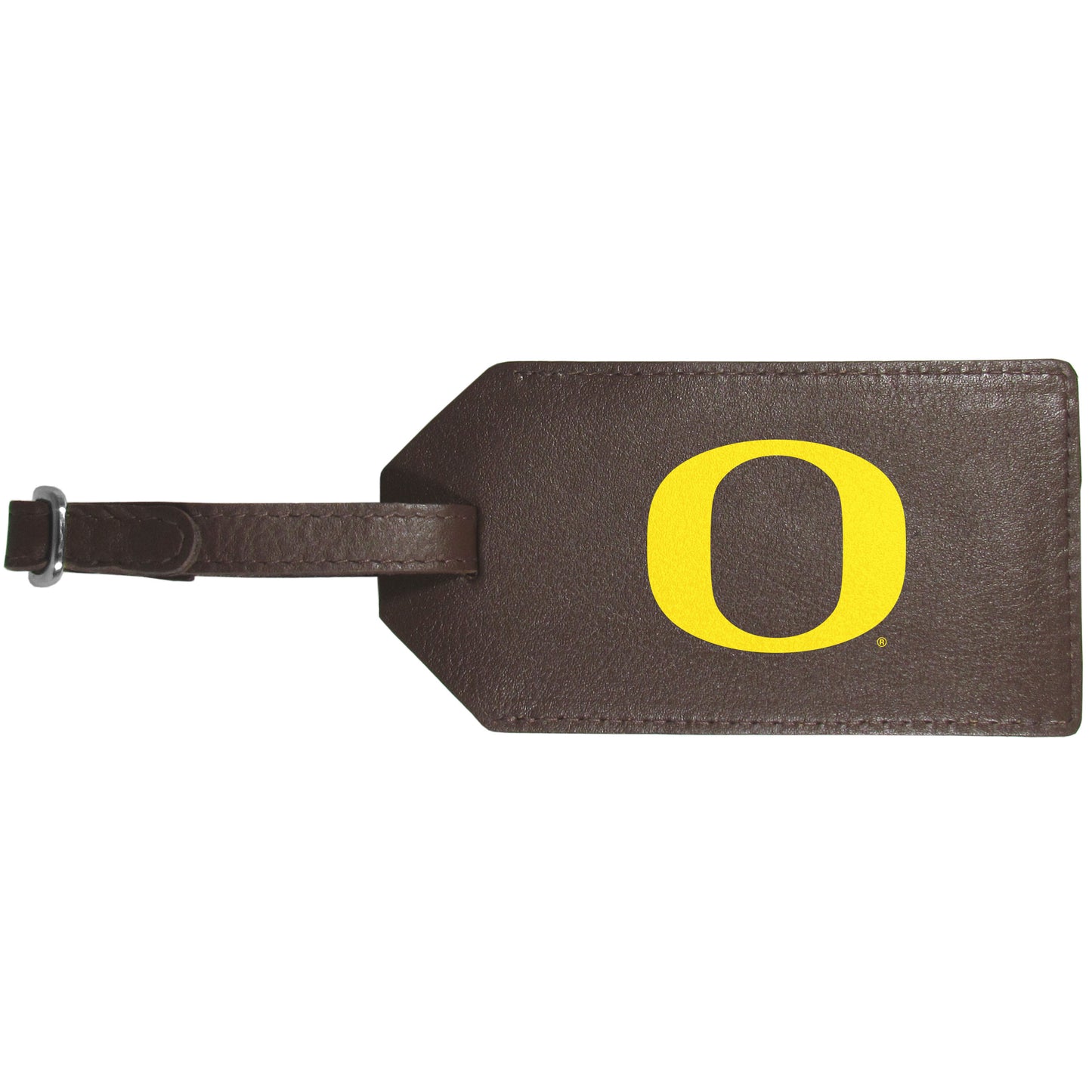 Oregon Ducks Leather Luggage Strap