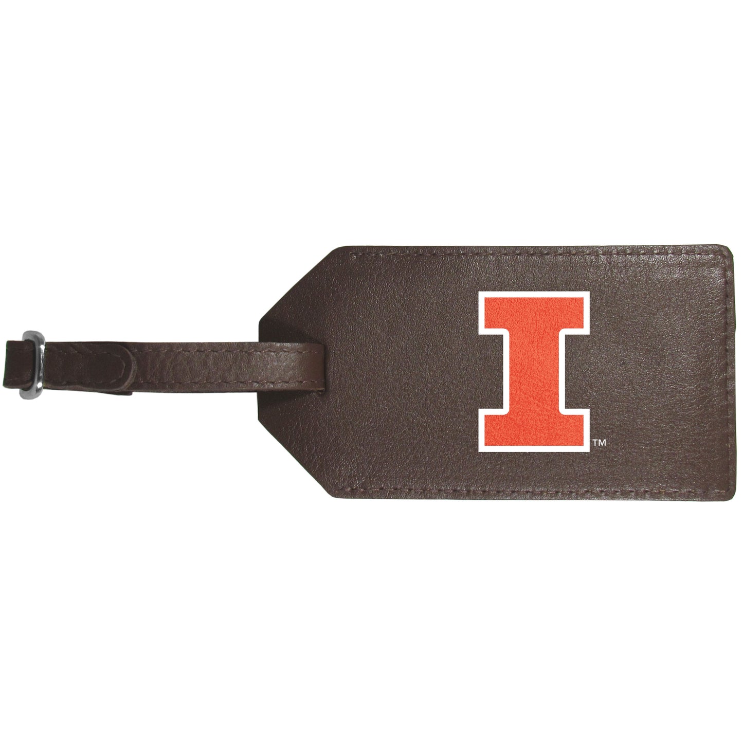 Illinois Fighting Illini Leather Luggage Strap