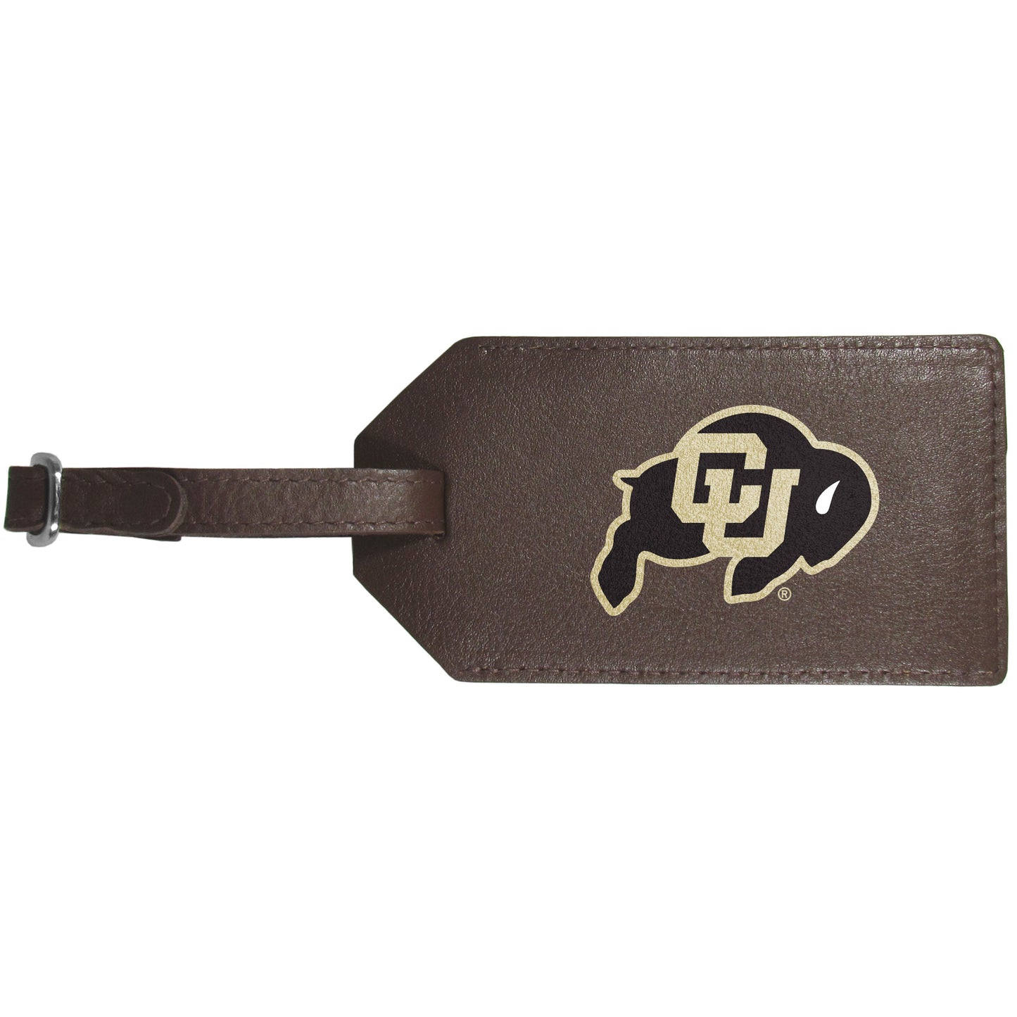 Colorado Buffaloes Leather Luggage Strap