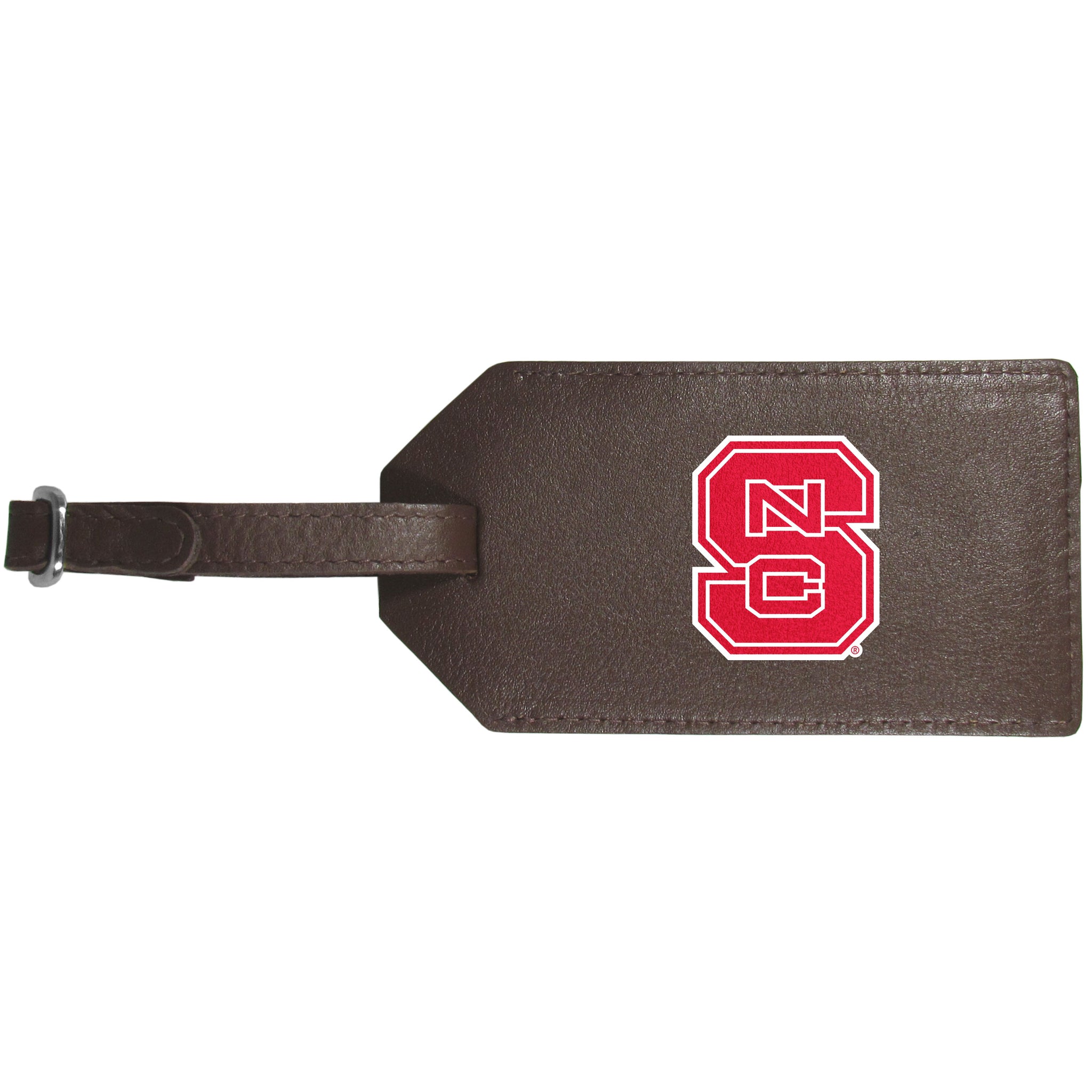 N. Carolina St. Wolfpack Leather Luggage Strap