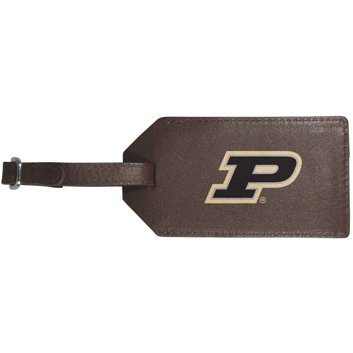 Purdue Boilermakers Leather Luggage Strap