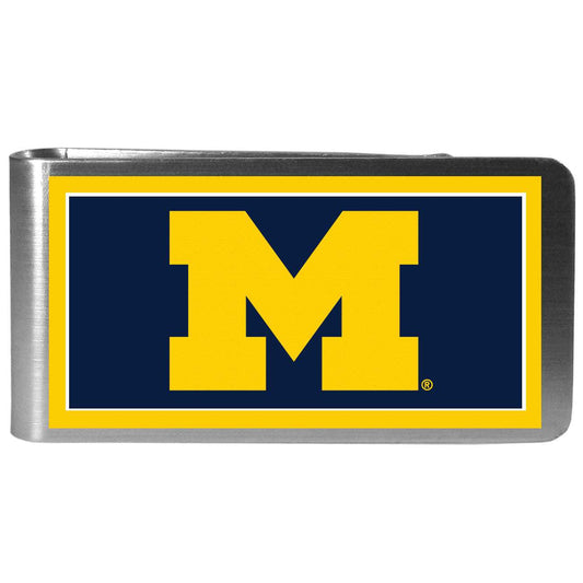 Michigan Wolverines Steel Logo Money Clips - Michigan Wolverines - Flyclothing LLC