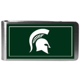 Michigan St. Spartans Steel Logo Money Clips