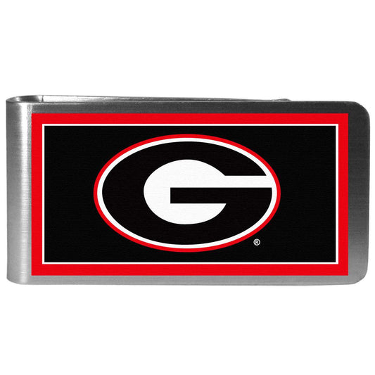 Georgia Bulldogs Steel Logo Money Clips - Georgia Bulldogs - Flyclothing LLC