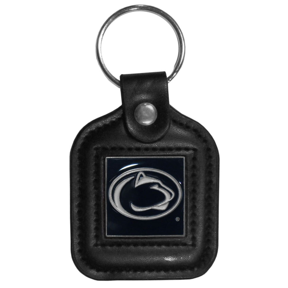 Penn St. Nittany Lions Square Leatherette Key Chain