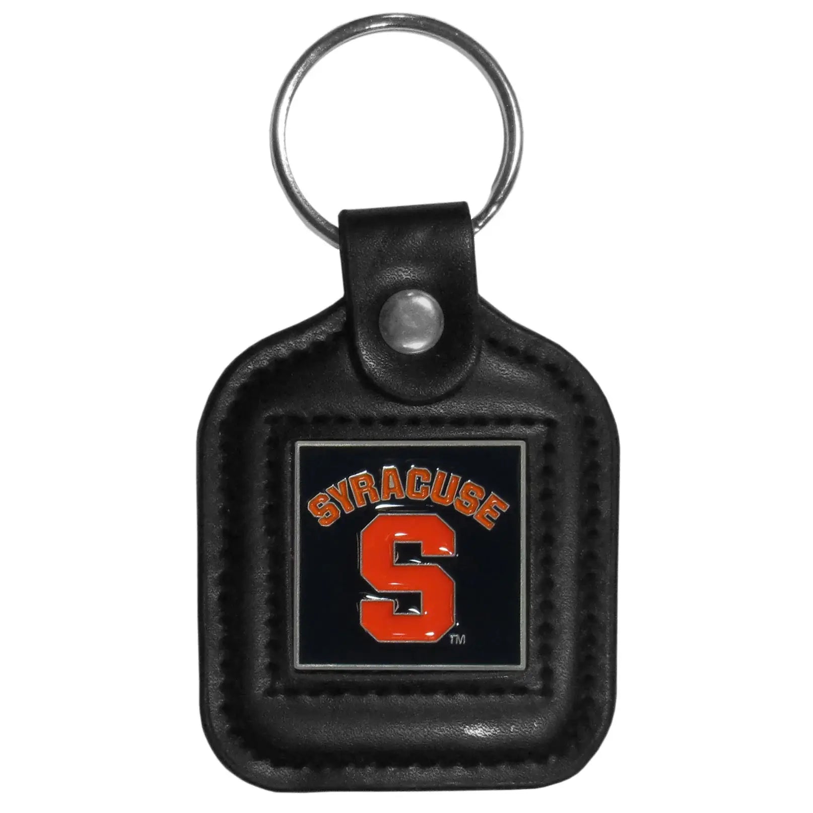 Syracuse Orange Square Leatherette Key Chain - Syracuse Orange - Flyclothing LLC