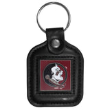 Florida St. Seminoles Square Leatherette Key Chain
