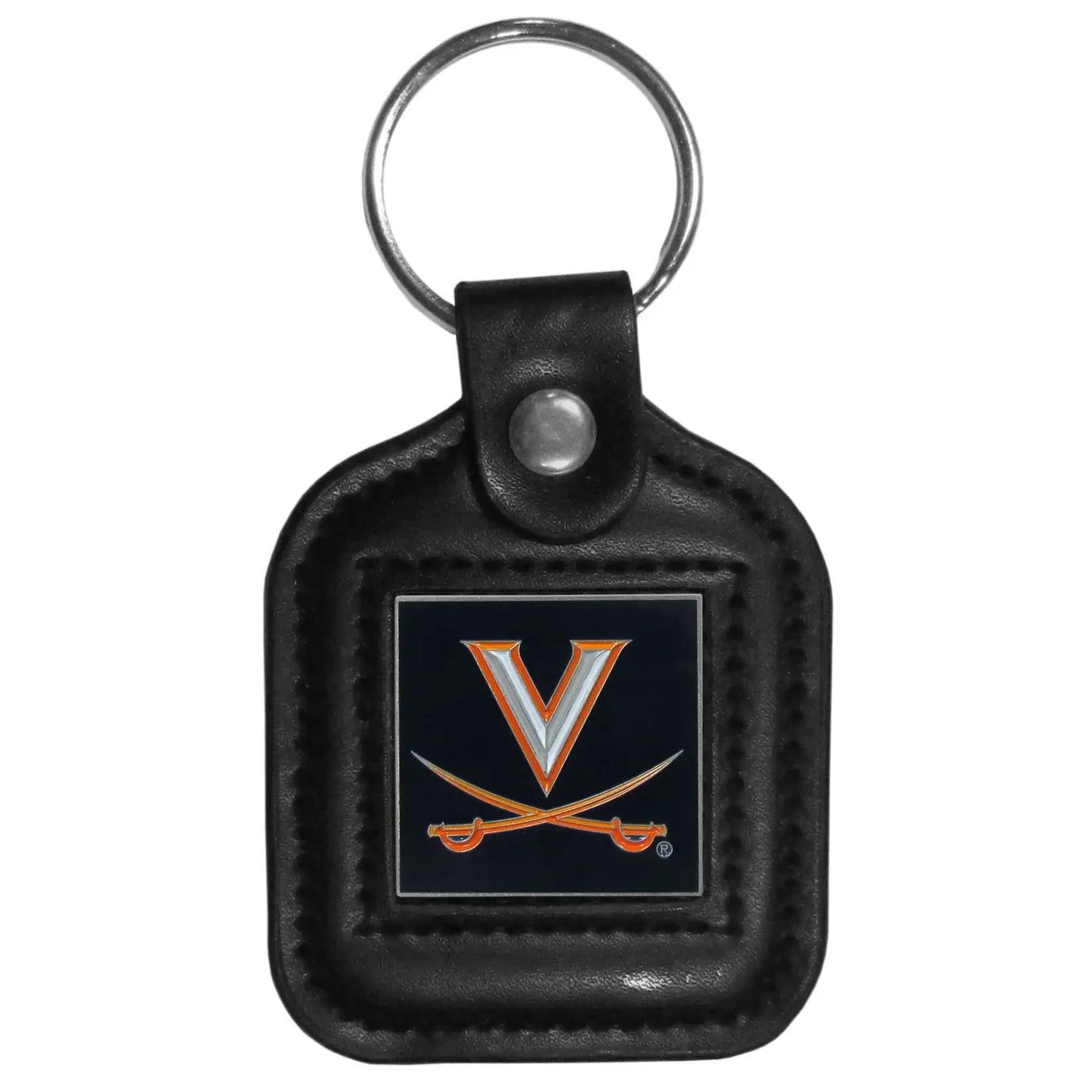 Virginia Cavaliers Square Leatherette Key Chain - Virginia Cavaliers - Flyclothing LLC