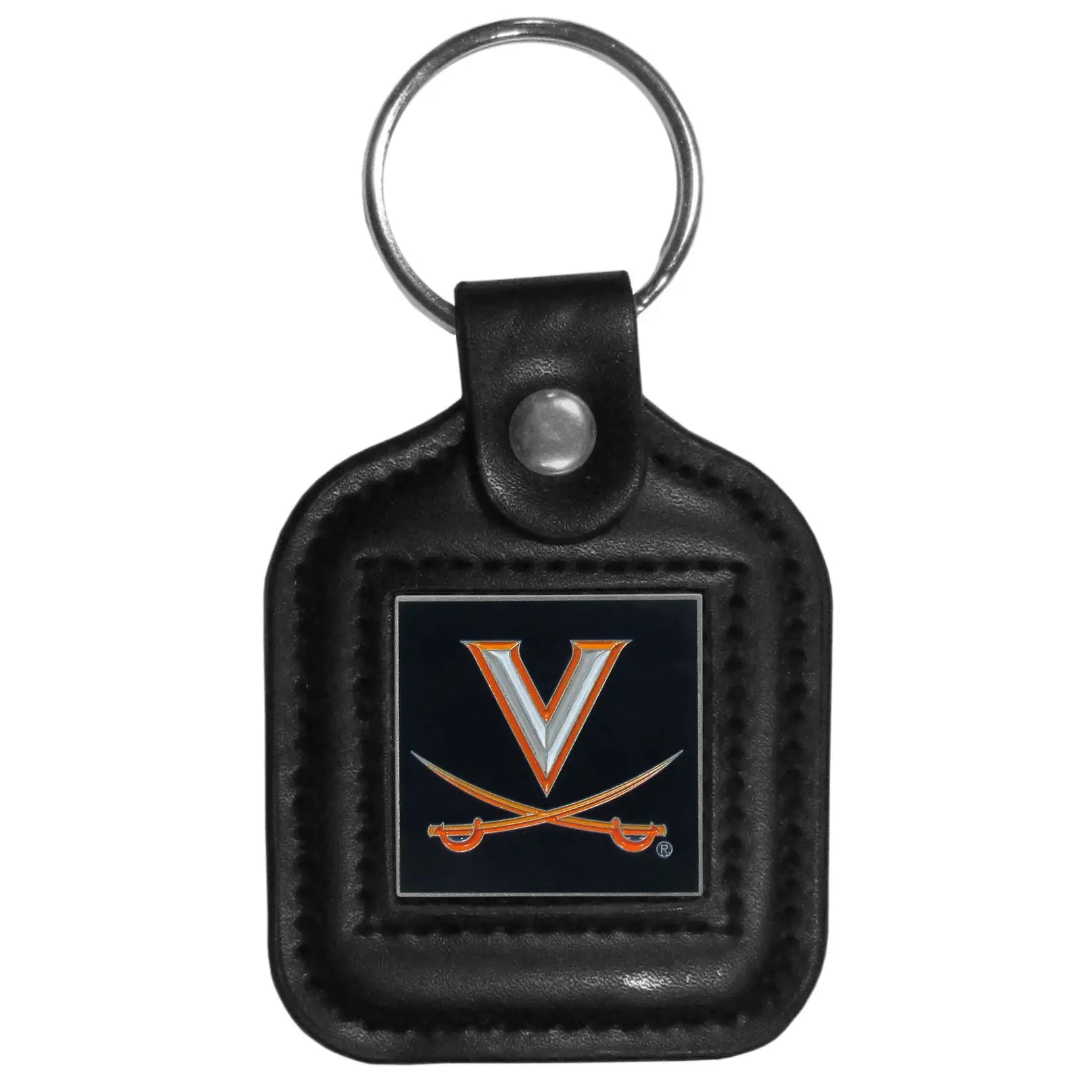 Virginia Cavaliers Square Leatherette Key Chain - Virginia Cavaliers - Flyclothing LLC
