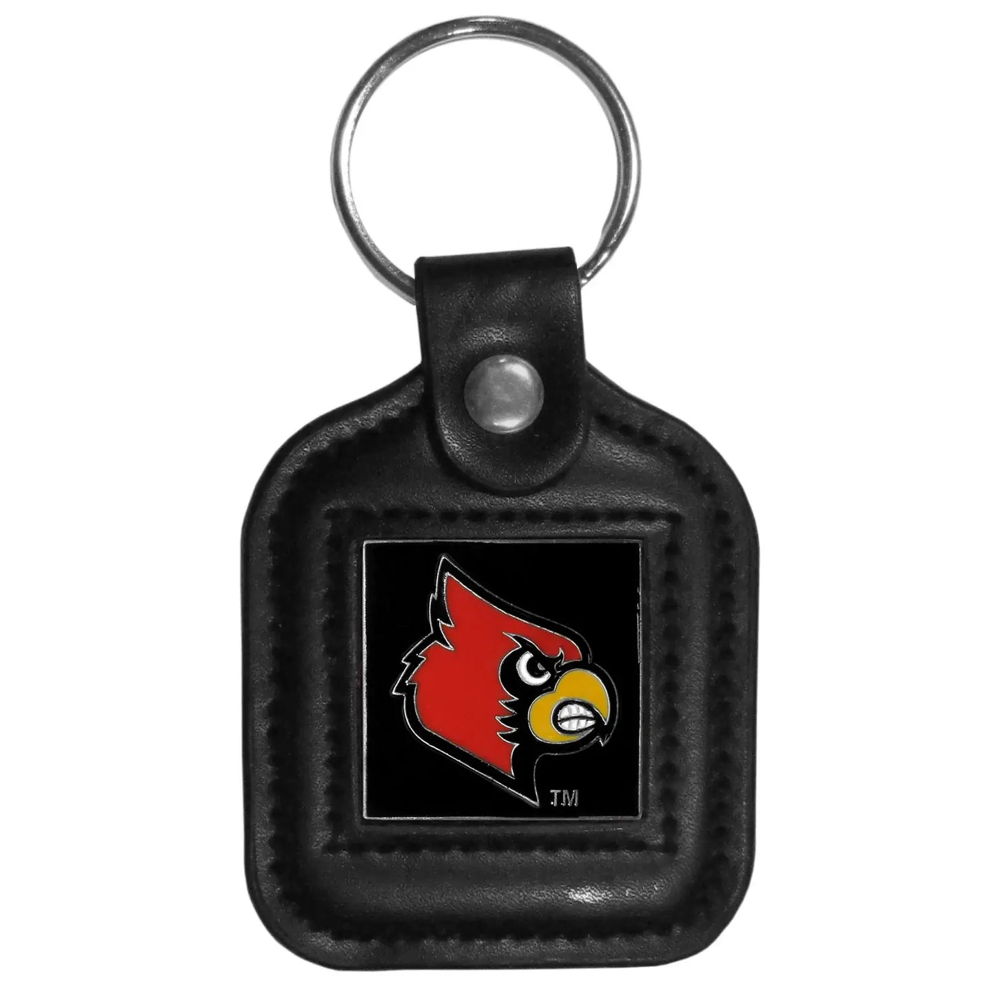 Louisville Cardinals Square Leatherette Key Chain - Louisville Cardinals - Flyclothing LLC