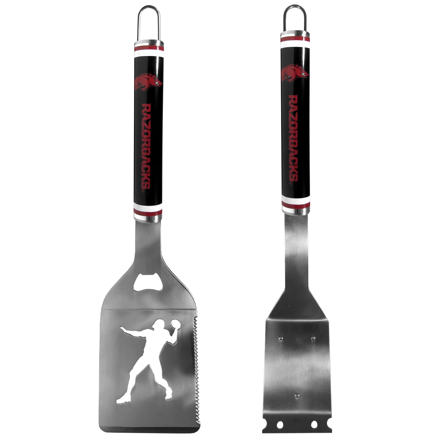 Arkansas Razorbacks Logo Grill Brush/Scraper and Spatula
