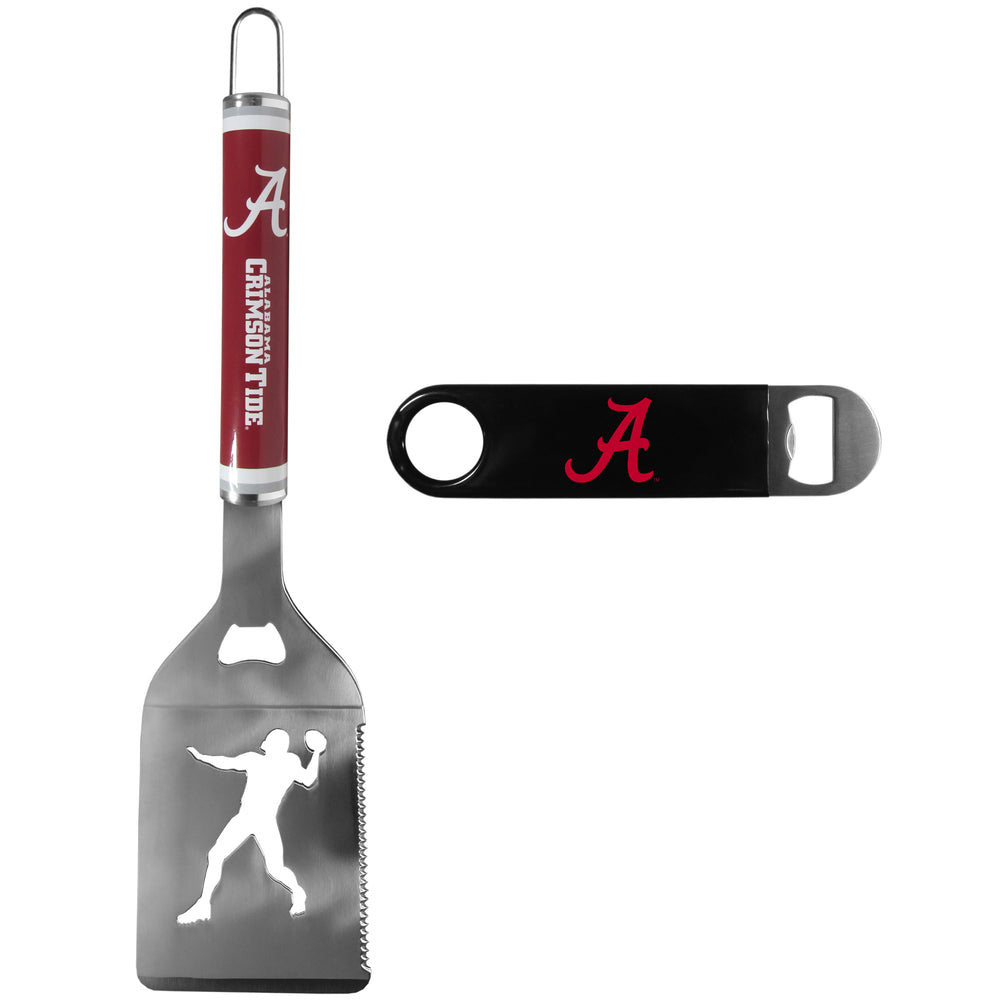 Alabama Crimson Tide Steel Logo Spatula w/Bottle Opener - Alabama Crimson Tide