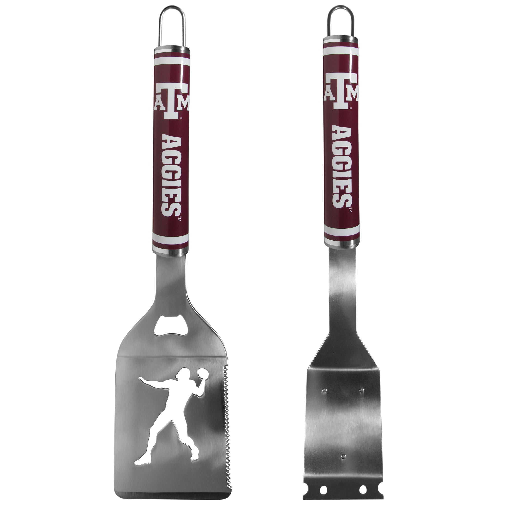 Texas A & M Aggies Logo Grill Brush/Scraper and Spatula