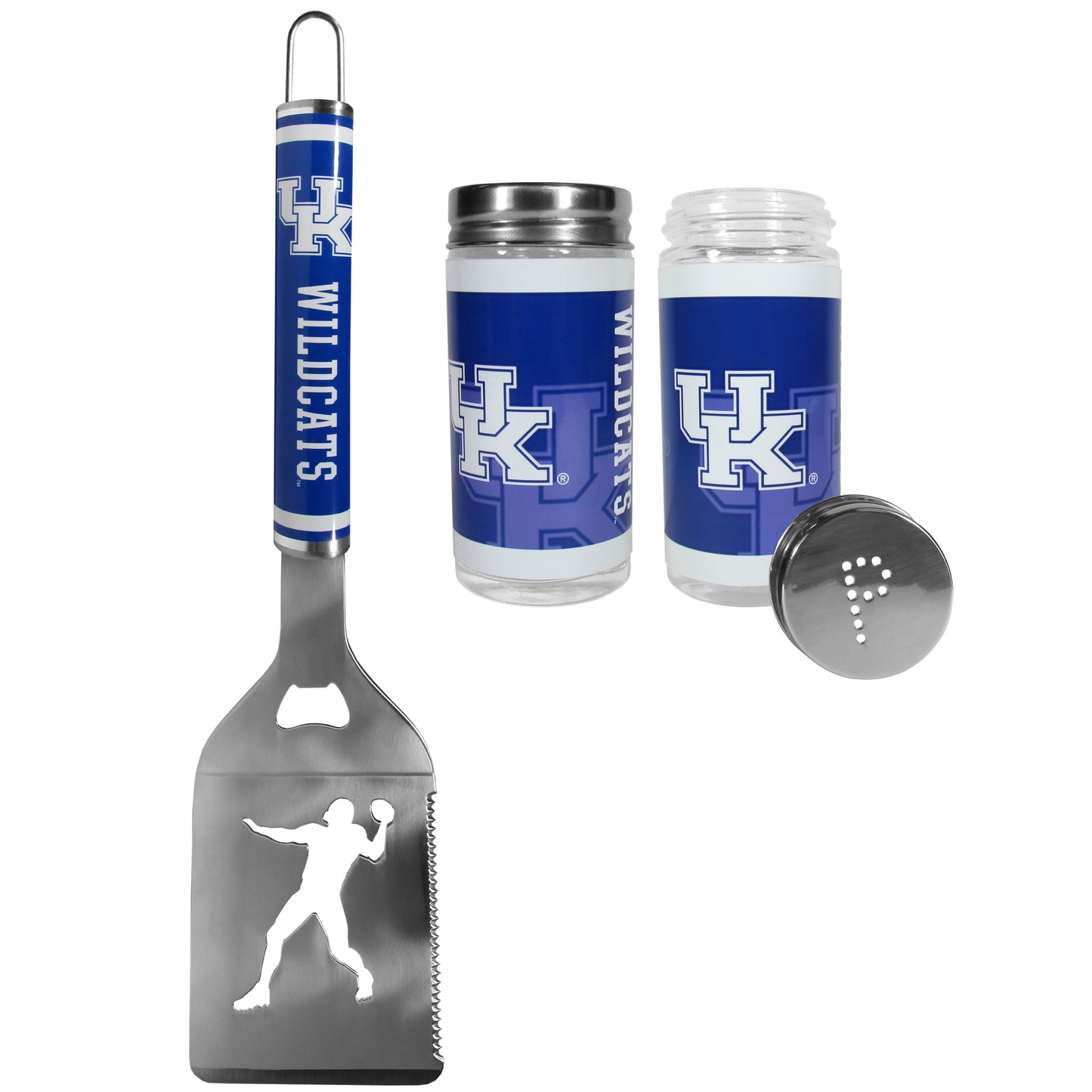 Kentucky Wildcats Steel Logo Spatula w/Shakers