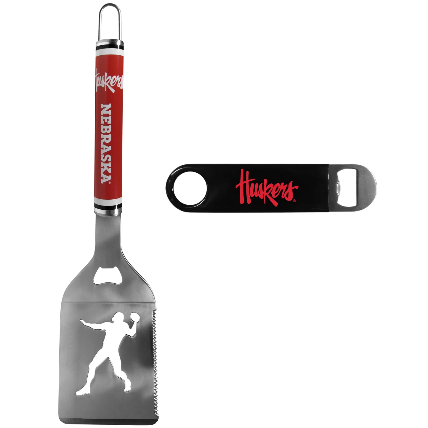 Nebraska Cornhuskers Steel Logo Spatula w/Bottle Opener - Nebraska Cornhuskers - Flyclothing LLC