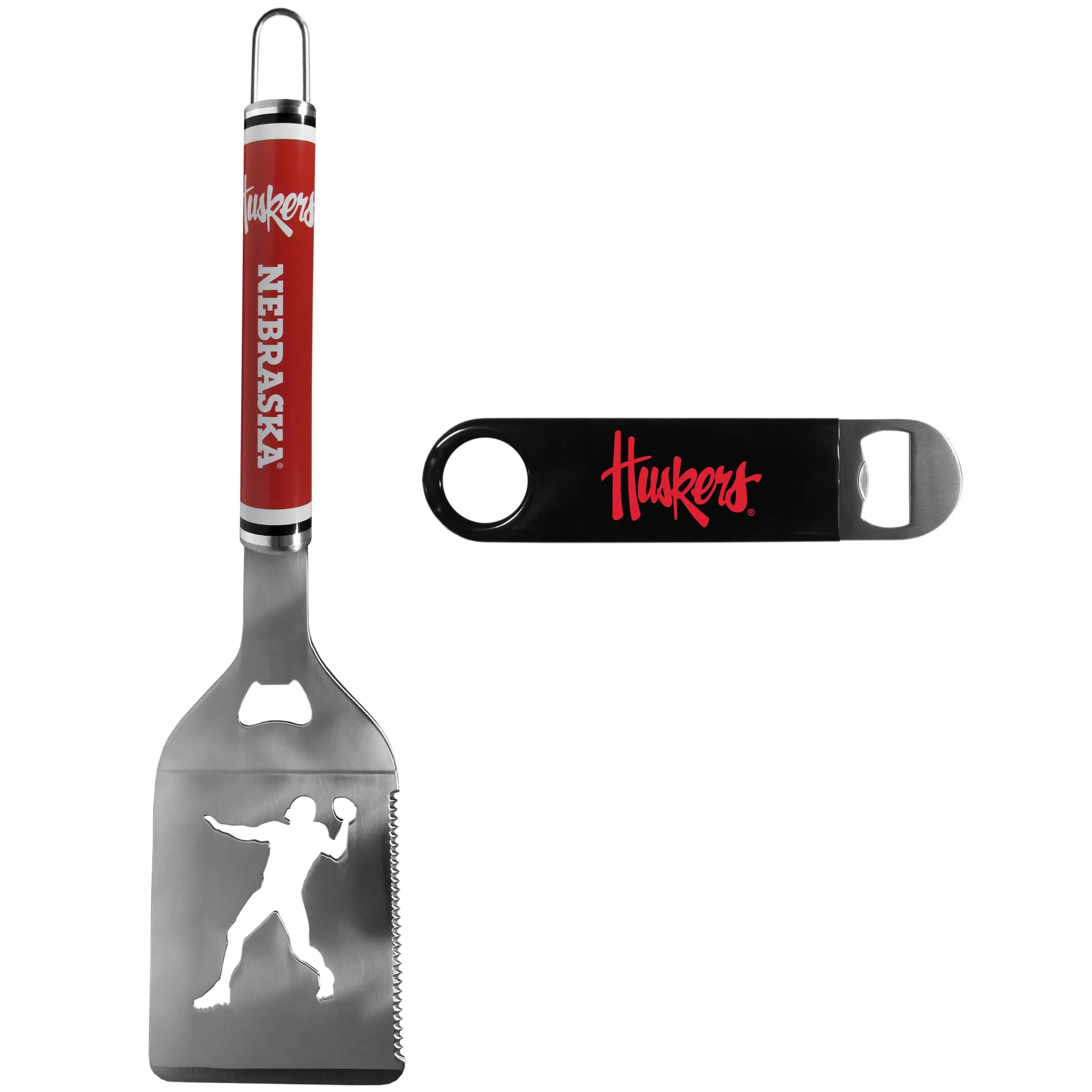 Nebraska Cornhuskers Steel Logo Spatula w/Bottle Opener - Nebraska Cornhuskers - Flyclothing LLC