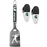 Michigan St. Spartans Steel Logo Spatula w/Chip Clips