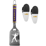 LSU Tigers Steel Logo Spatula w/Chip Clips - LSU Tigers