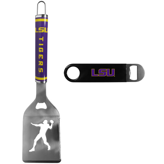 LSU Tigers Steel Logo Spatula w/Bottle Opener - LSU Tigers - Flyclothing LLC