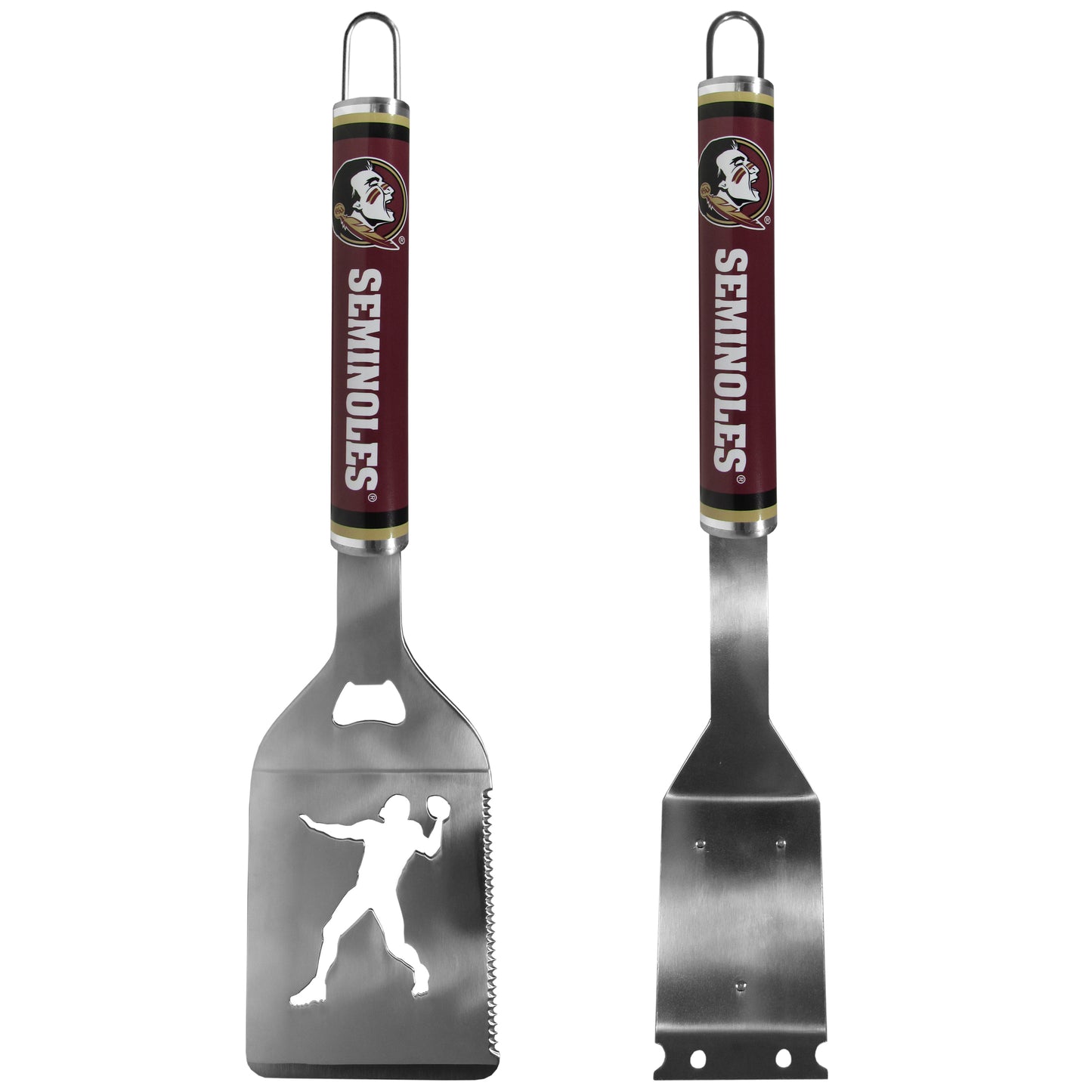 Florida St. Seminoles Logo Grill Brush/Scraper and Spatula