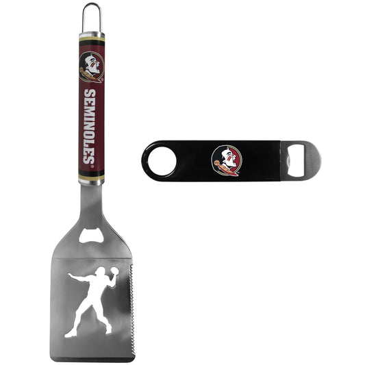 Florida St. Seminoles Steel Logo Spatula w/Bottle Opener - Florida St. Seminoles - Flyclothing LLC