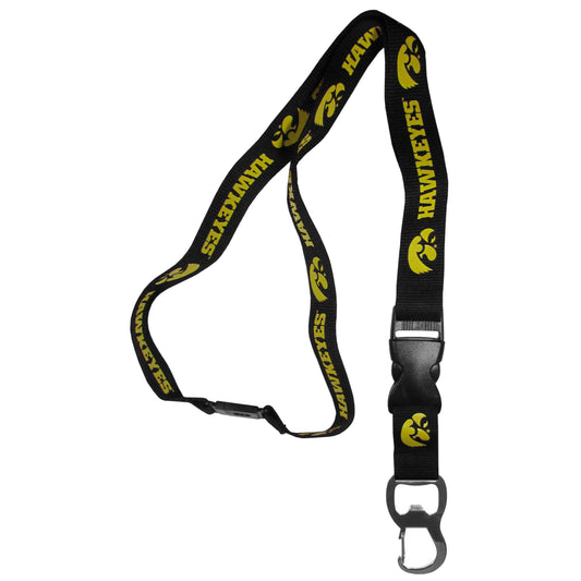 Iowa Hawkeyes Lanyard Bottle Opener - Iowa Hawkeyes - Flyclothing LLC