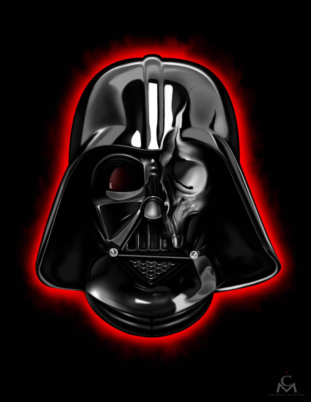 Black Market Art Company CM Dark Side Print