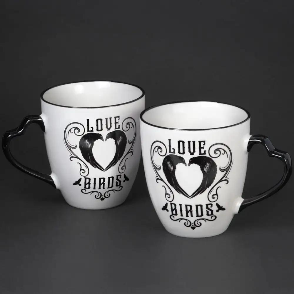 Alchemy Gothic Love Birds Mug Set - Alchemy Gothic