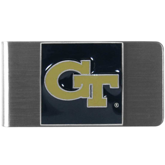 Georgia Tech Yellow Jackets Steel Money Clip - Georgia Tech Yellow Jackets - Flyclothing LLC