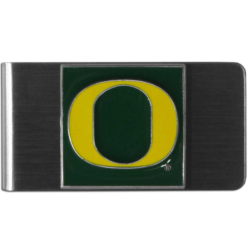 Oregon Ducks Steel Money Clip