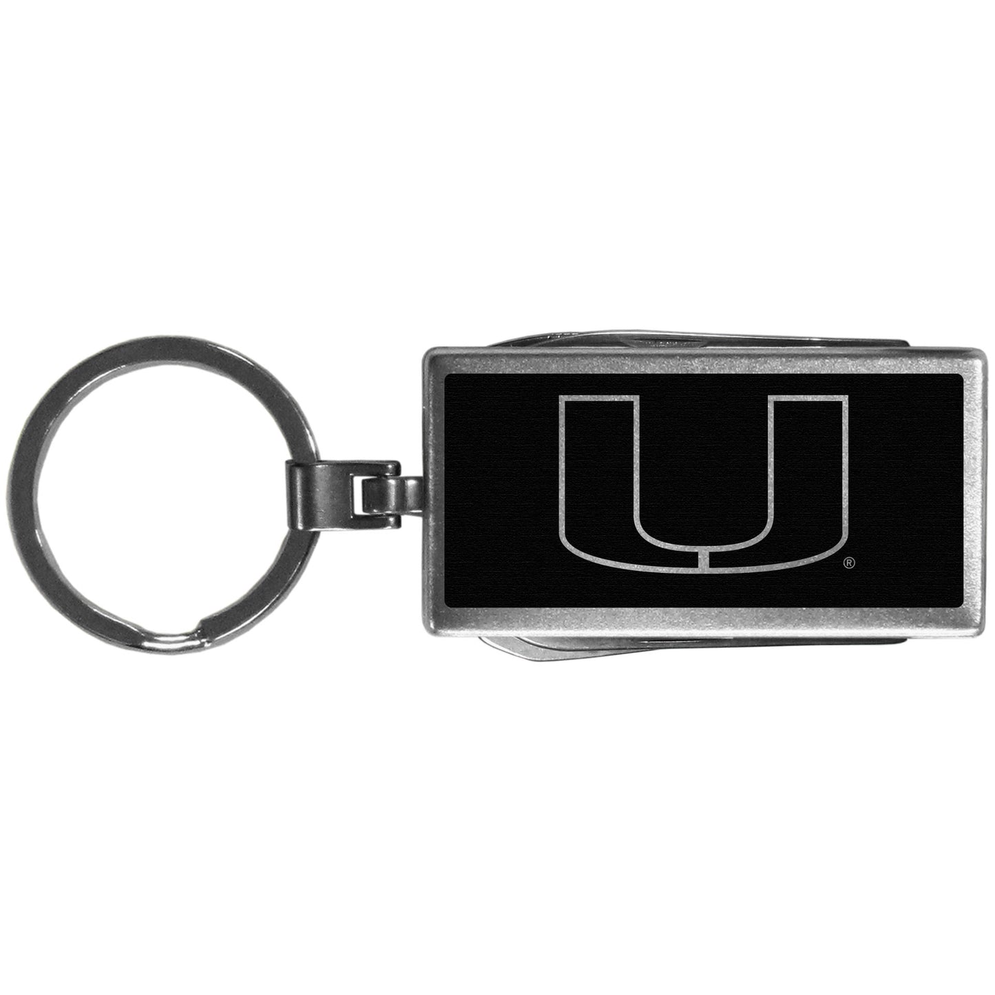 Miami Hurricanes Multi-tool Key Chain, Black