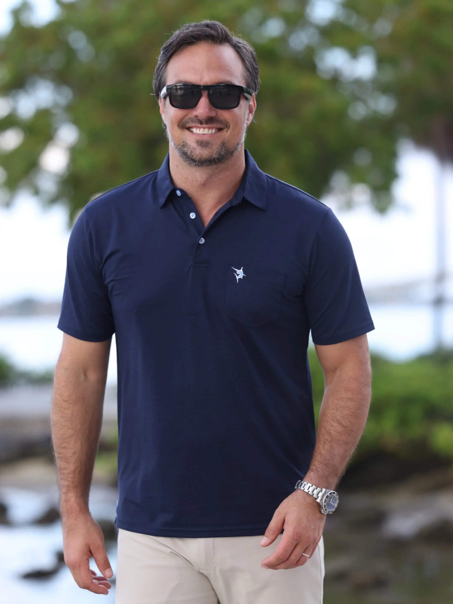 Charleston Polo - White Water Life - Flyclothing LLC
