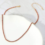 Rhinestone Pave Choker Necklace - Madeline Love - Flyclothing LLC