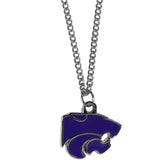 Kansas St. Wildcats Chain Necklace with Small Charm - Kansas St. Wildcats - Flyclothing LLC