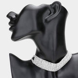 Embellished Rhinestone Choker Necklace - Madeline Love - Flyclothing LLC