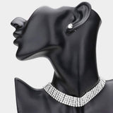 Rhinestone choker necklace - Madeline Love - Flyclothing LLC