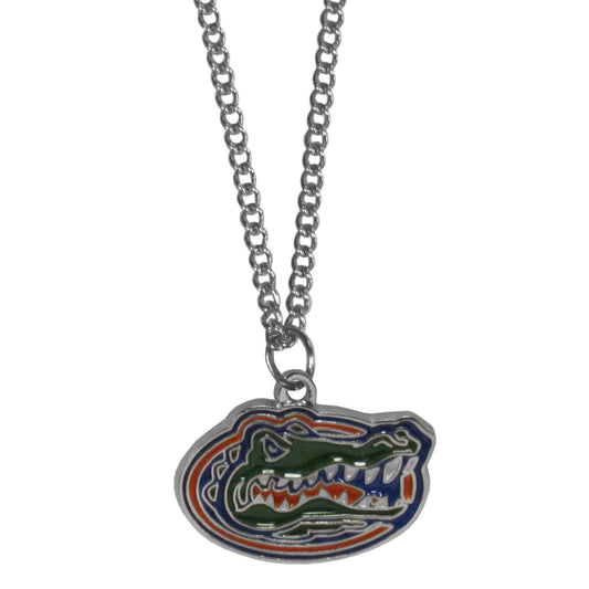 Florida Gators Chain Necklace with Small Charm - Florida Gators - Flyclothing LLC