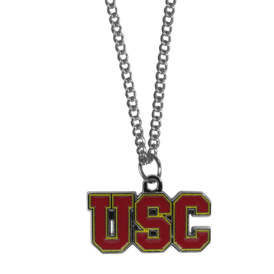 USC Trojans Chain Necklace with Small Charm - S. Carolina Gamecocks - Flyclothing LLC