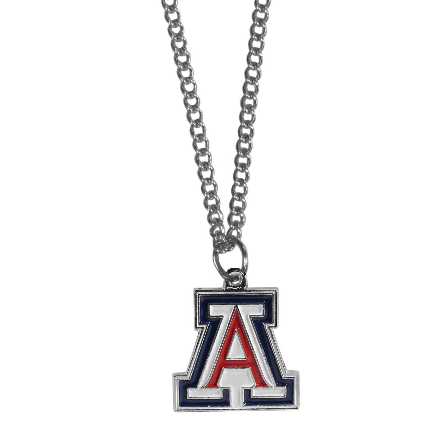 Arizona Wildcats Chain Necklace with Small Charm - Arizona Wildcats - Flyclothing LLC